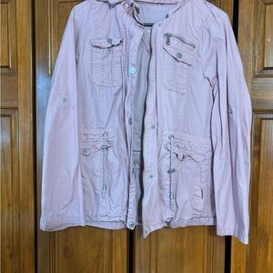 Light Pink Utility Jacket for Women